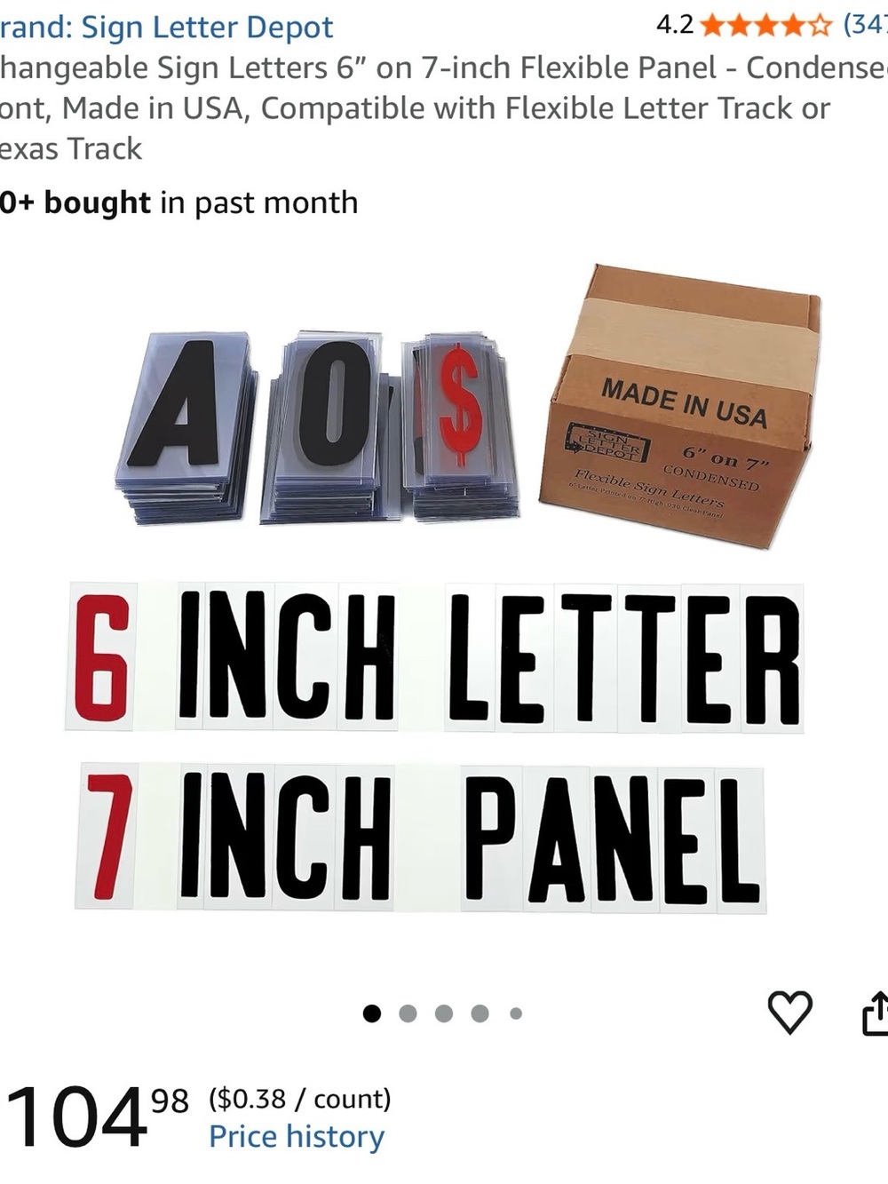Letter Board Panel Lettering